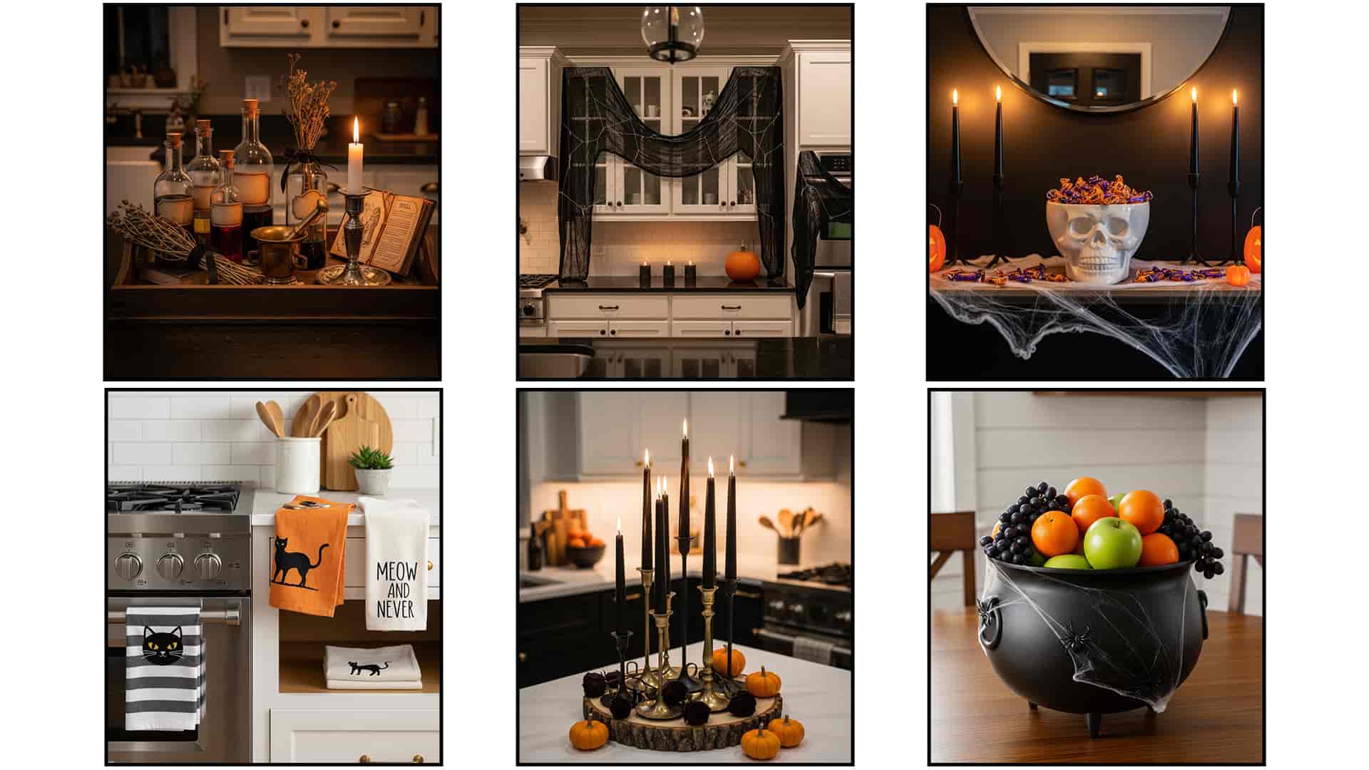 32 Gorgeous halloween kitchen ideas