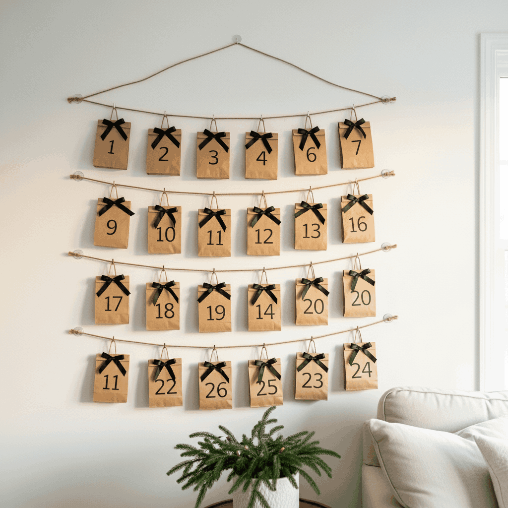 Advent Calendar Wall Display