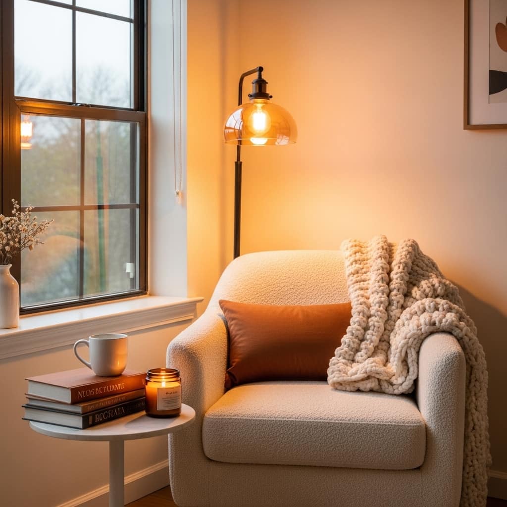 Cozy Fall Reading Corner