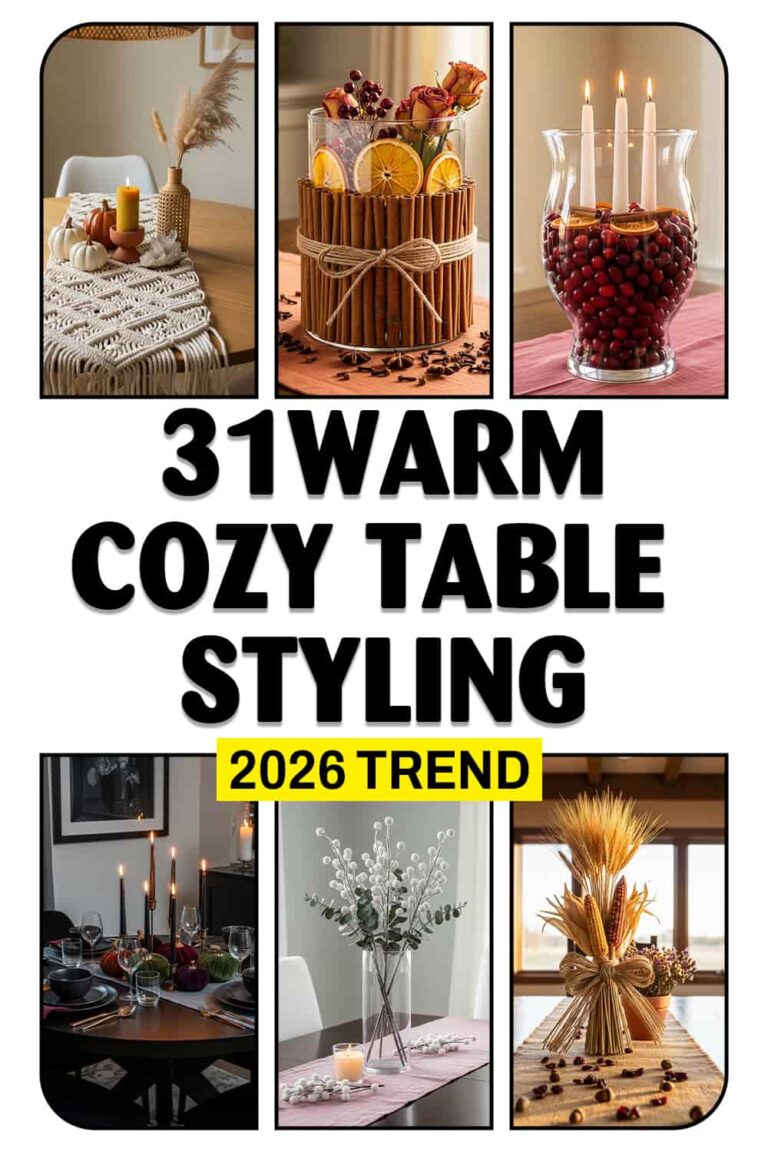 Cozy Fall Table Decor