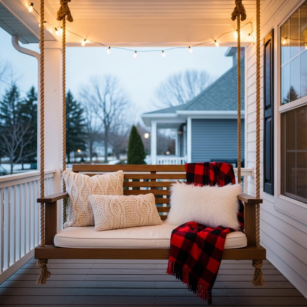 Cozy Porch Swing Styling