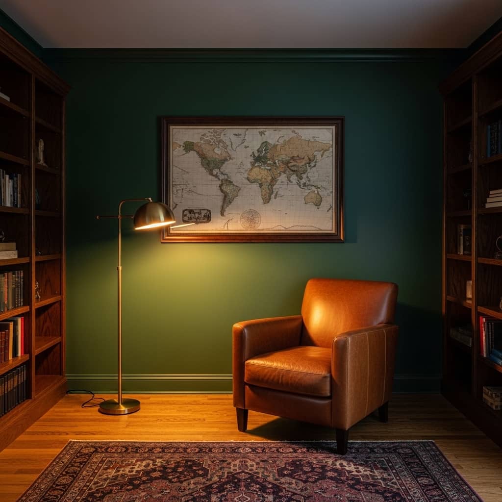 Dark Moody Accent Wall