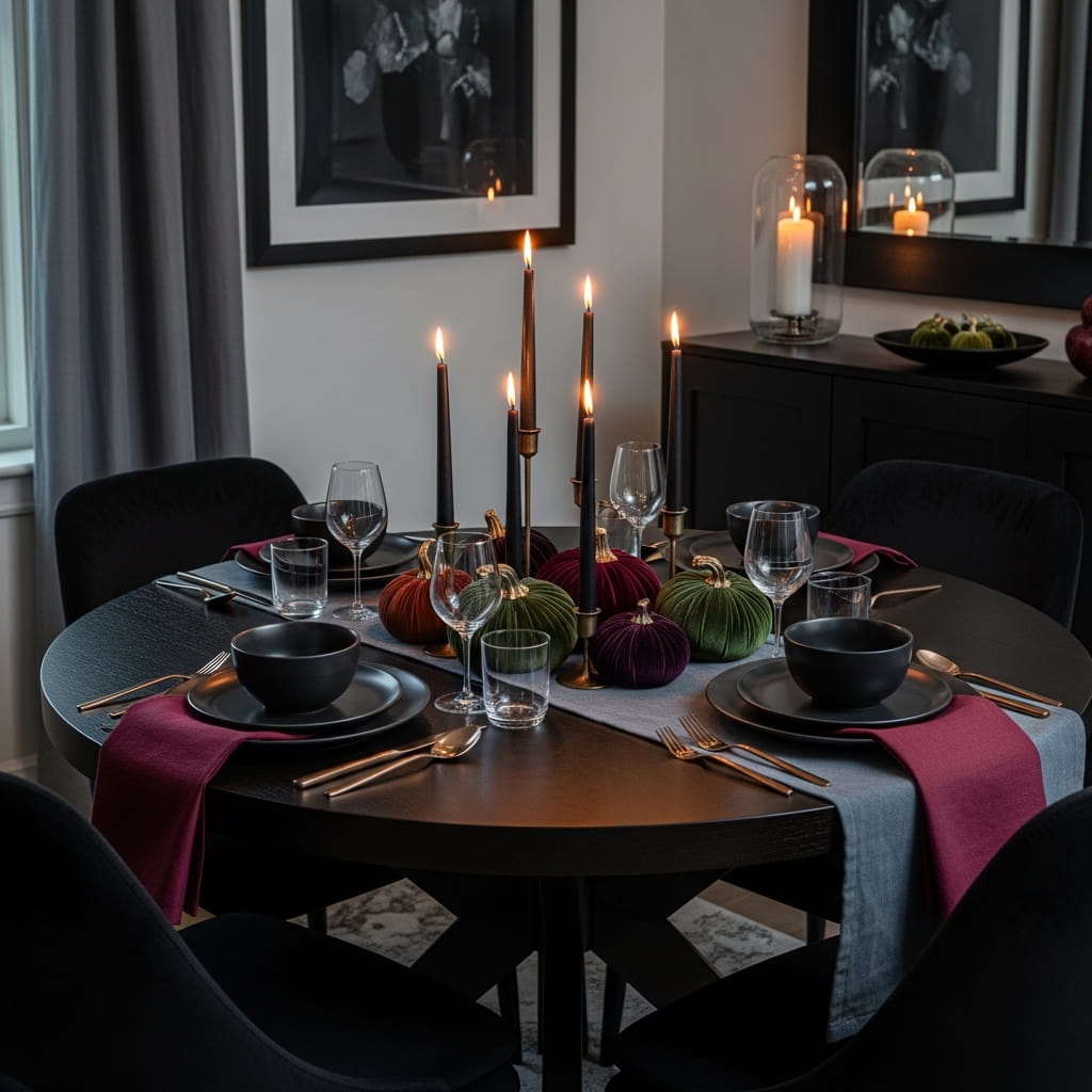 Dark Moody Fall Table