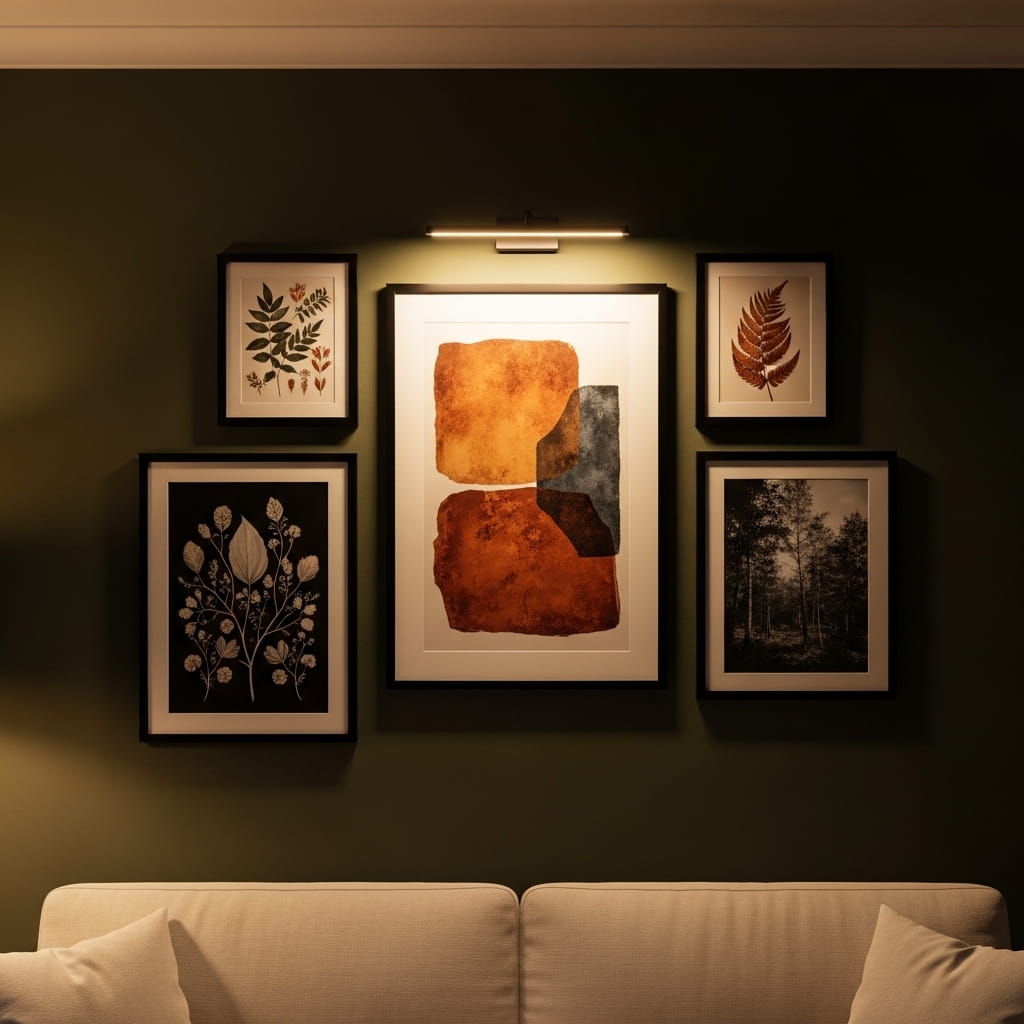 Dark Moody Gallery Wall
