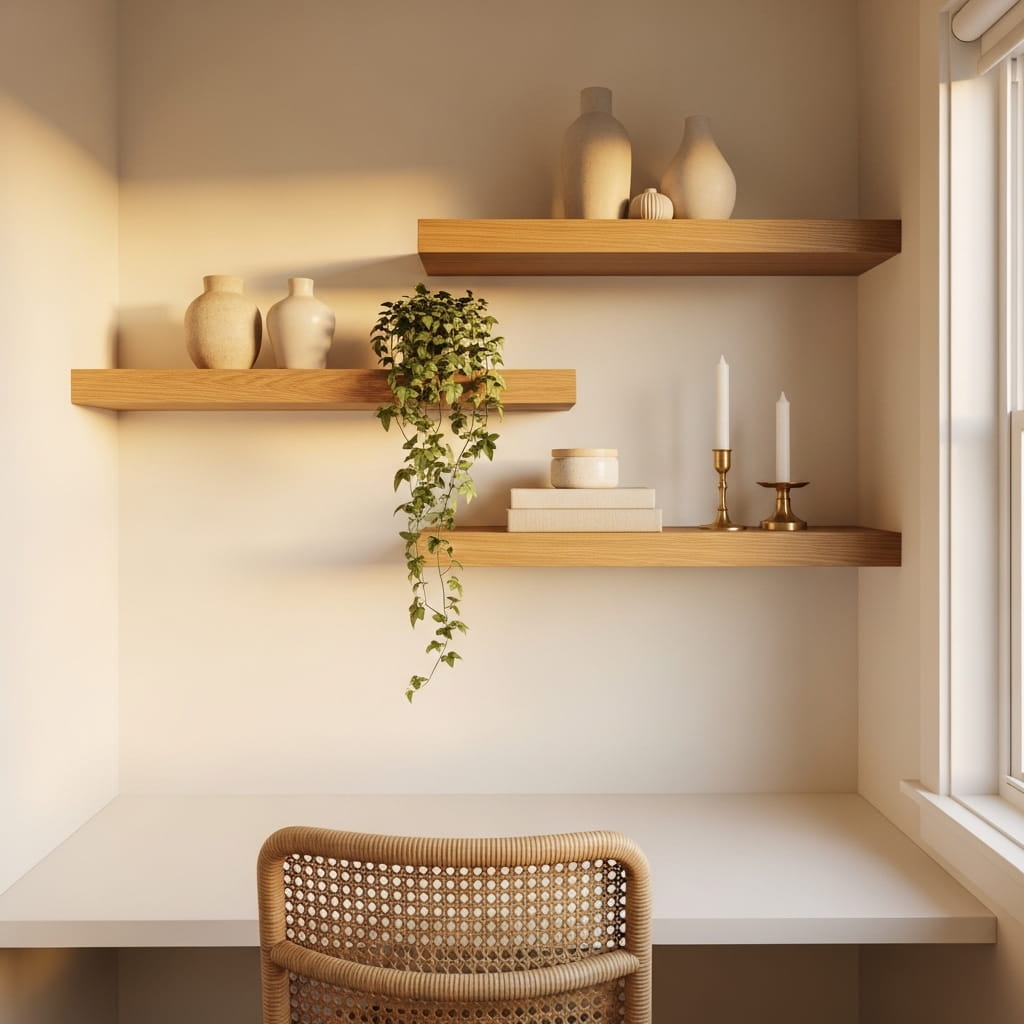 Floating Shelf Vignette