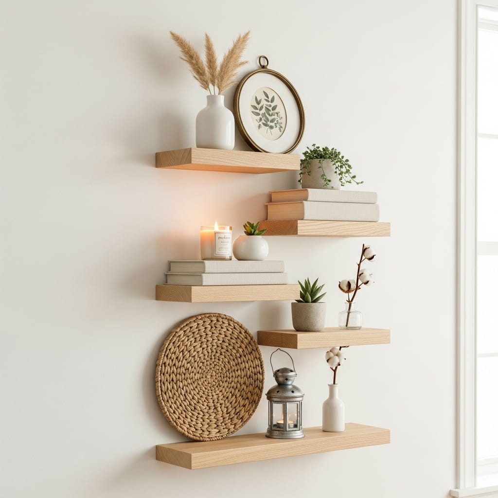 Floating Shelf Winter Gallery