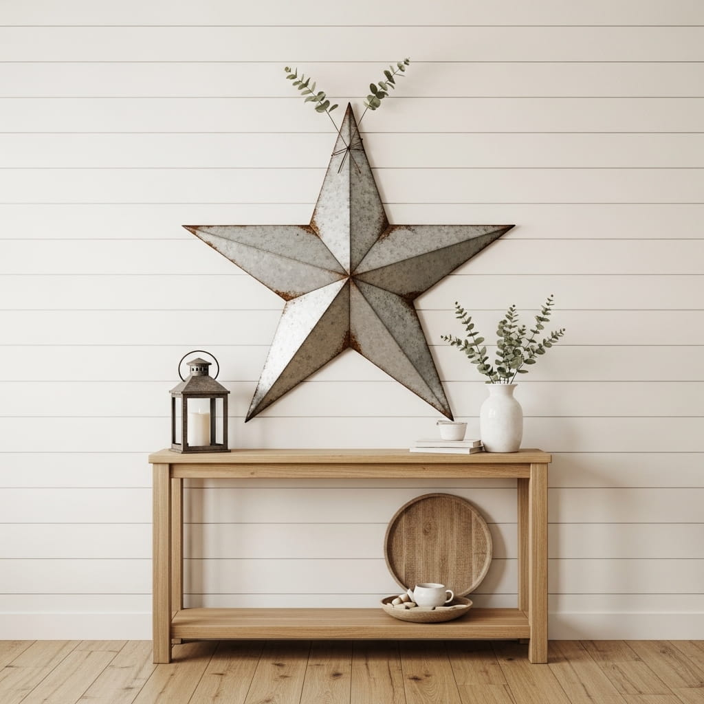 Galvanized Star Wall Art