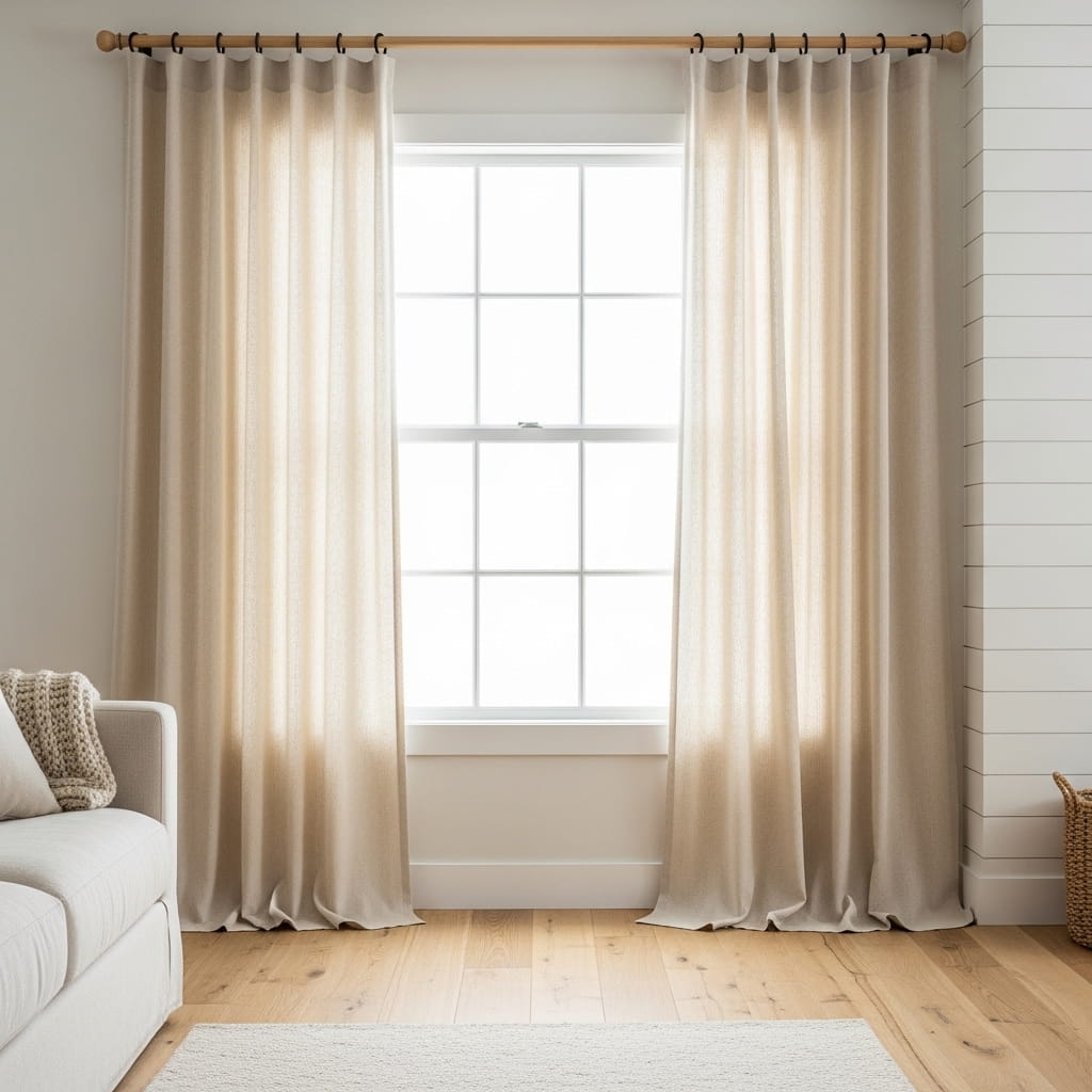 Linen Curtain Winter Update