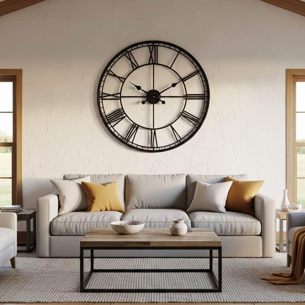 Oversized Wall Clock