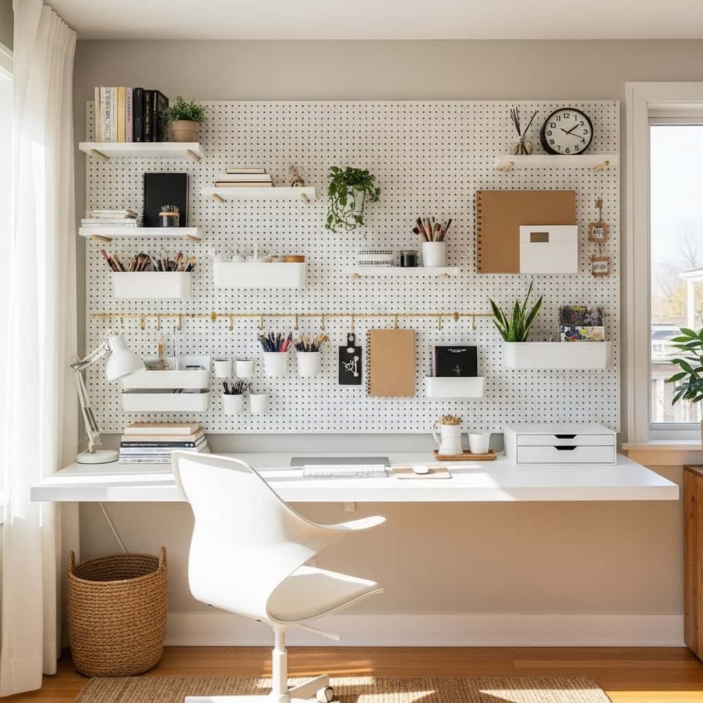 Pegboard Functional Wall