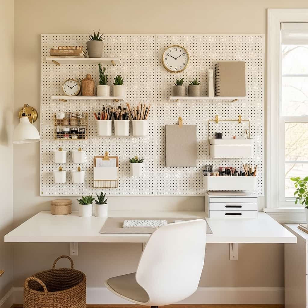 Pegboard Styled Display