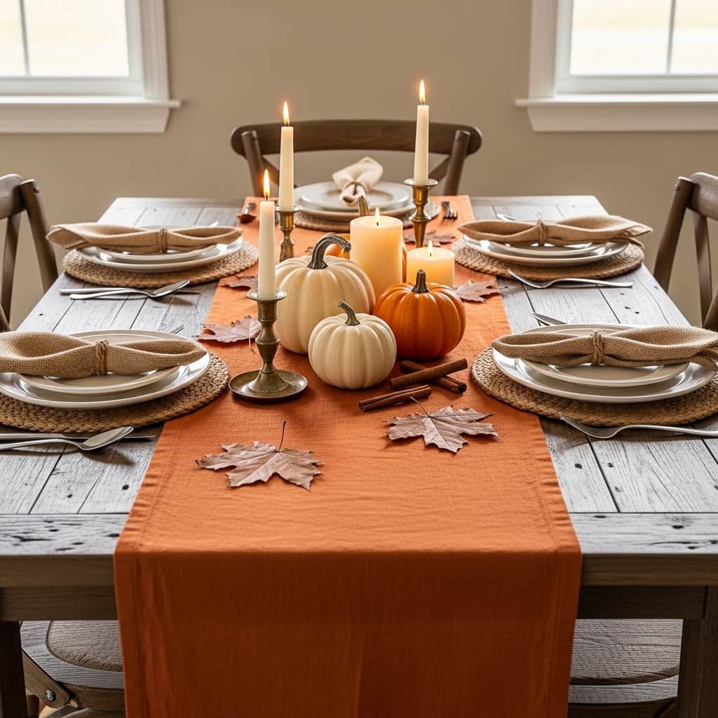 Pumpkin Spice Tablescape
