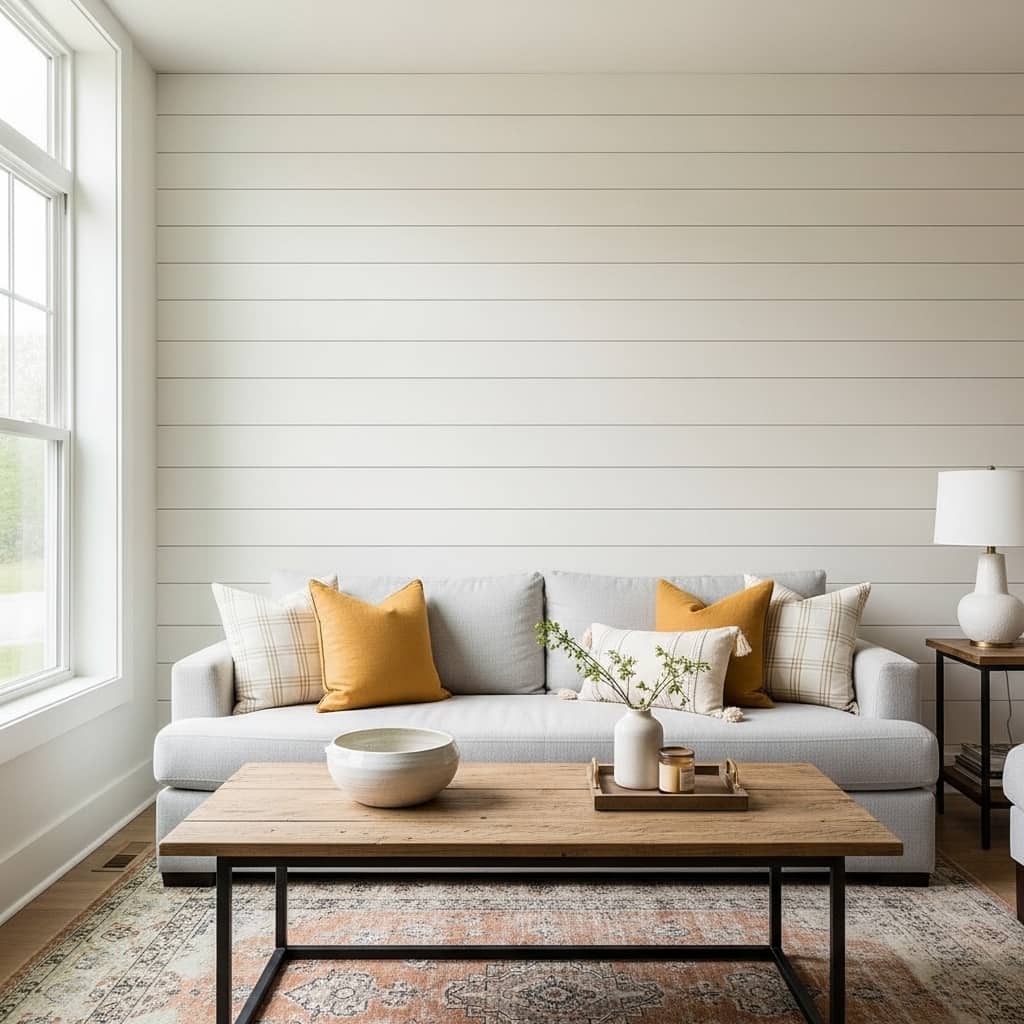 Shiplap Accent Wall