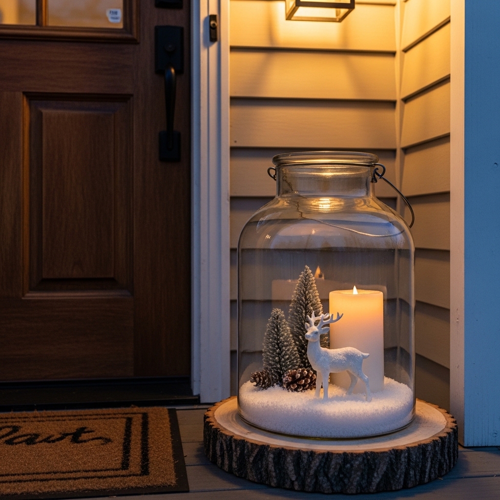 Snow Globe Porch Lantern