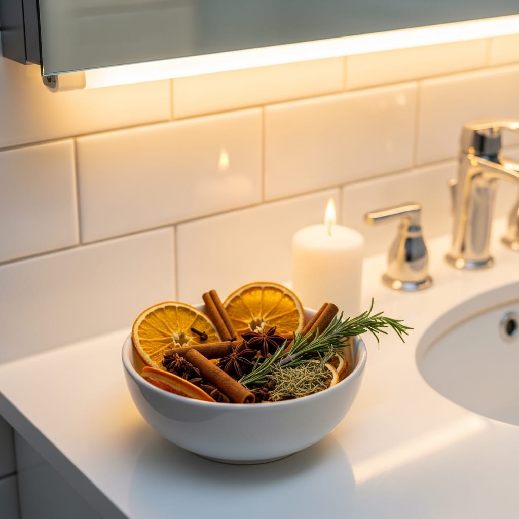 Spiced Orange Potpourri Bowl