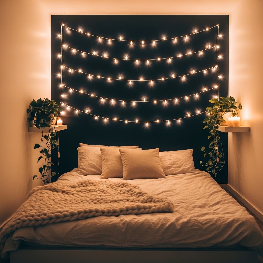 String Light Wall