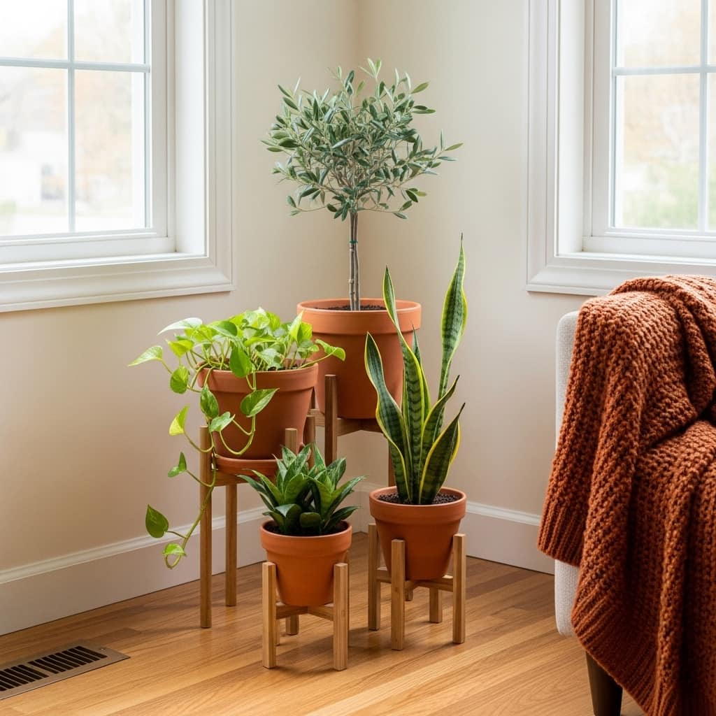 Terracotta Pot Plant Corner