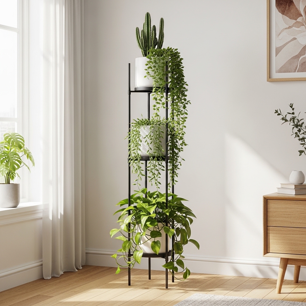 Tiered Plant Stand Styling