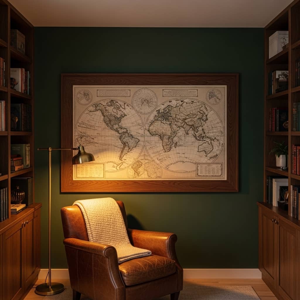 Vintage Map Wall Art