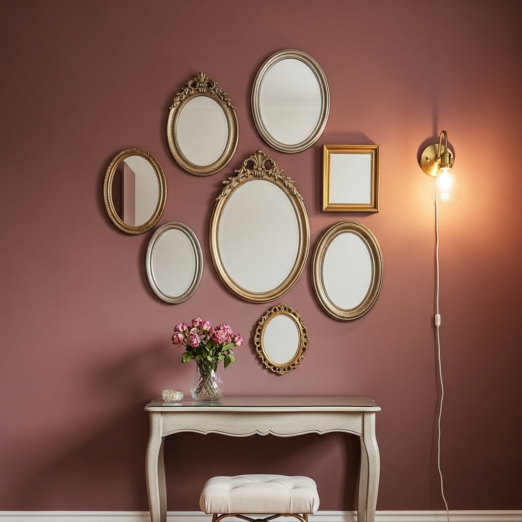 Vintage Mirror Cluster