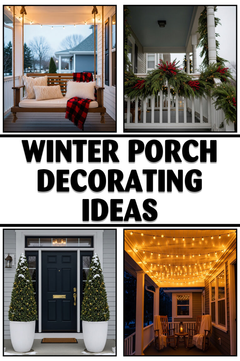 29 Cozy Ways To Decorate Your Porch For Winter 2026