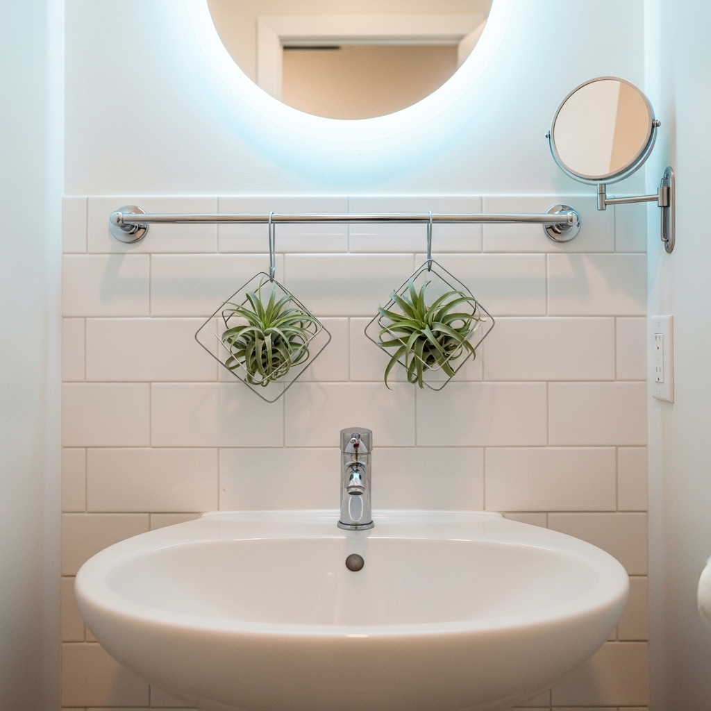 Windowless Bathroom Air Plants