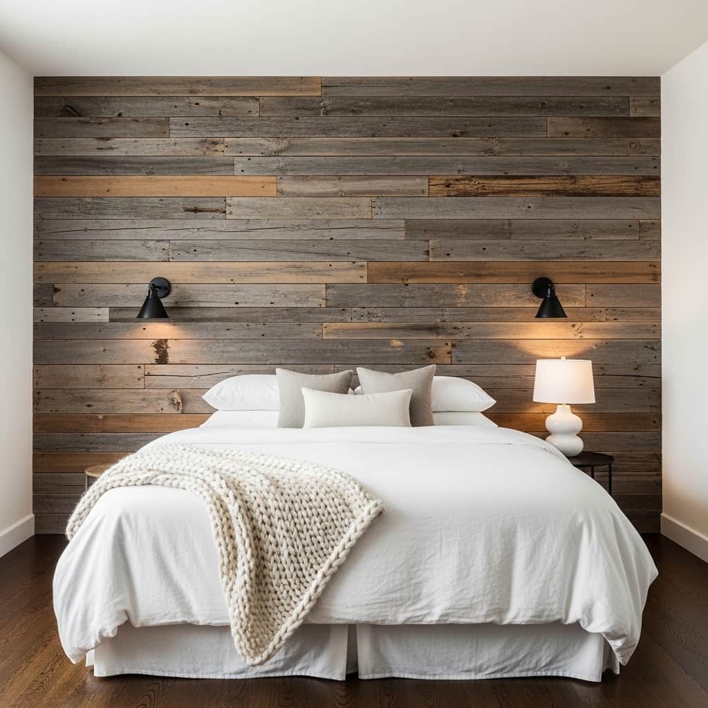 Wood Plank Accent Wall
