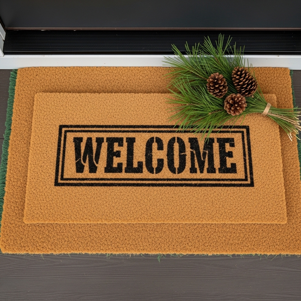 Woven Doormat Layering
