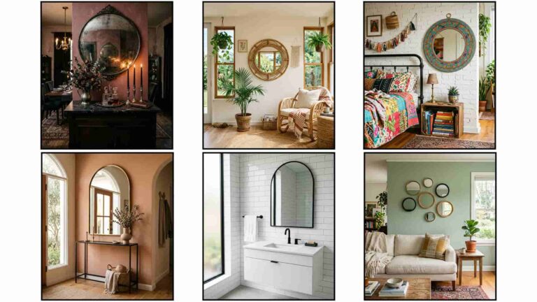 30 Round Mirror Wall Decor Ideas For Homes 2026