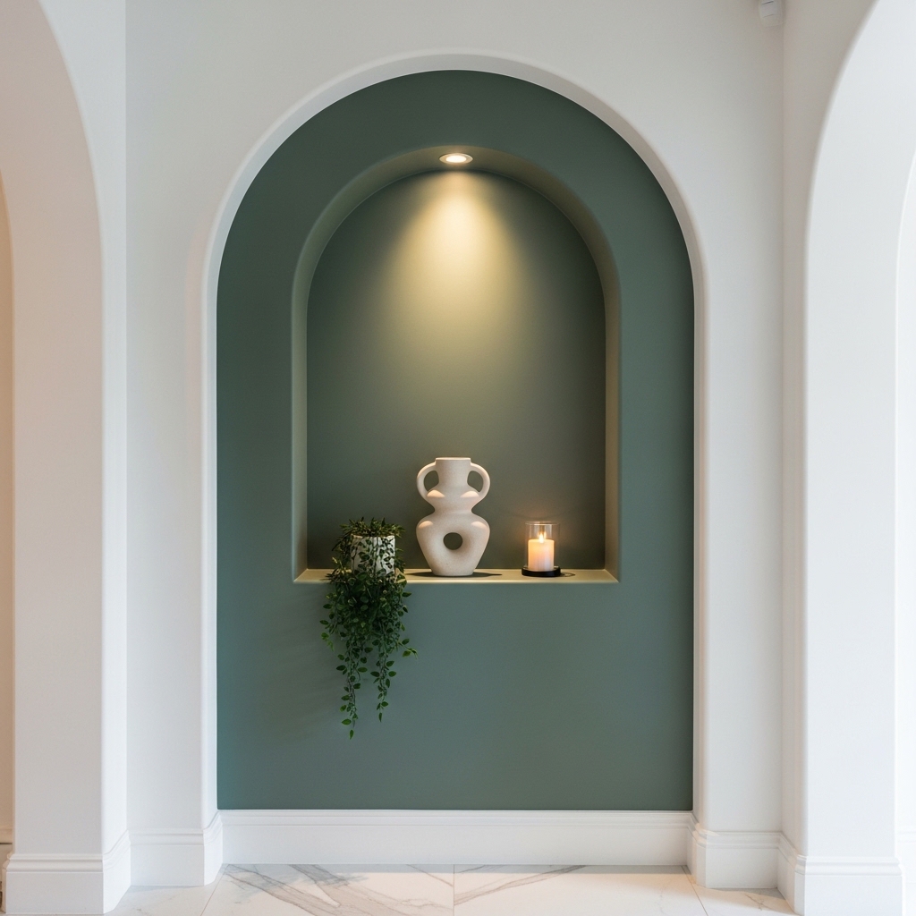 Arched Wall Niche Display