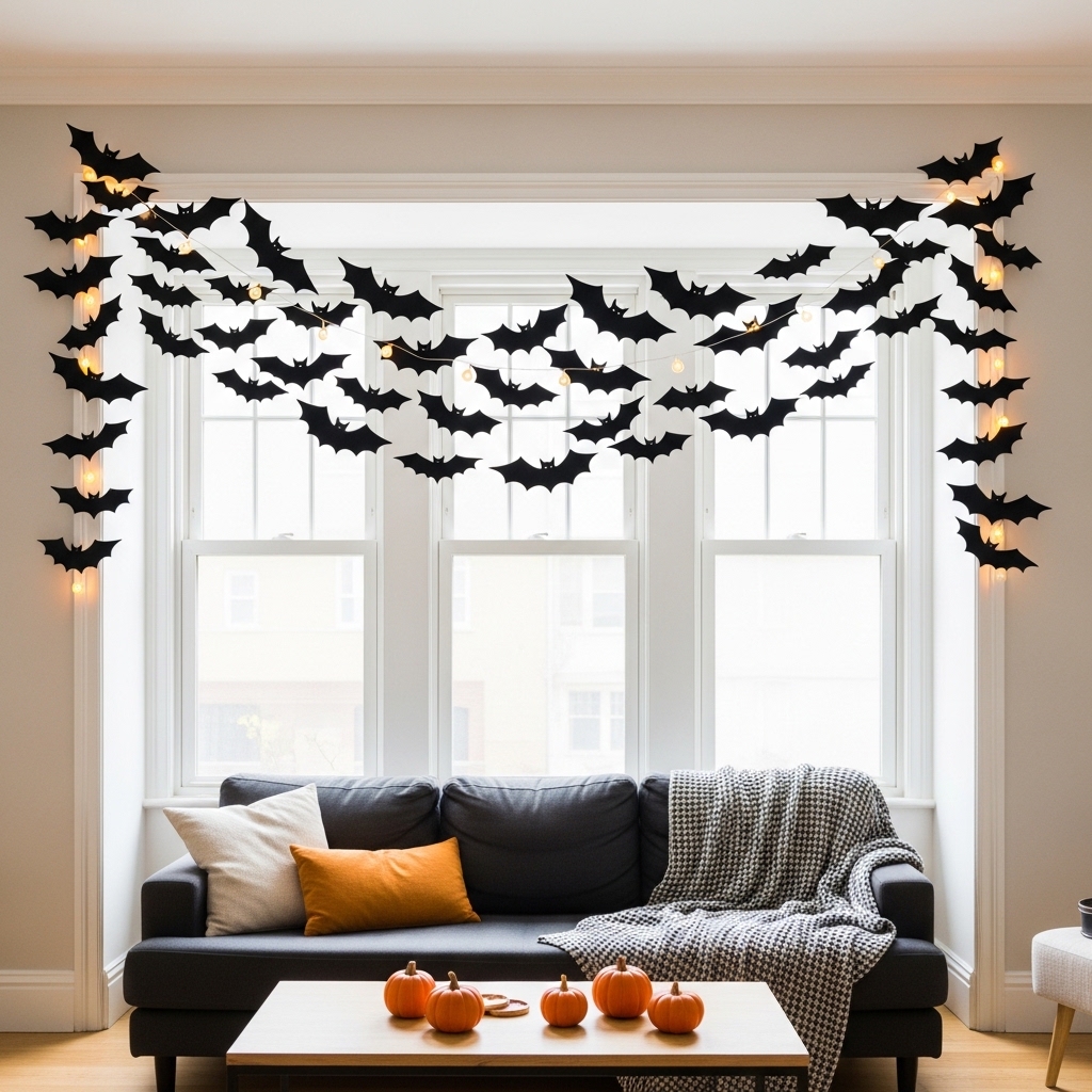 Bat Garland Wall Draping