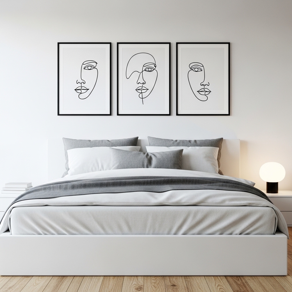 Monochrome Line Art Prints