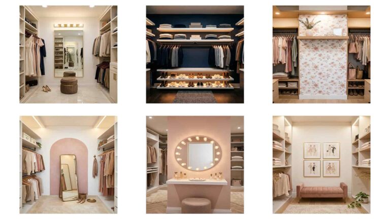 15 Walk-In Closet Wall Decor Ideas For A Boutique Feel