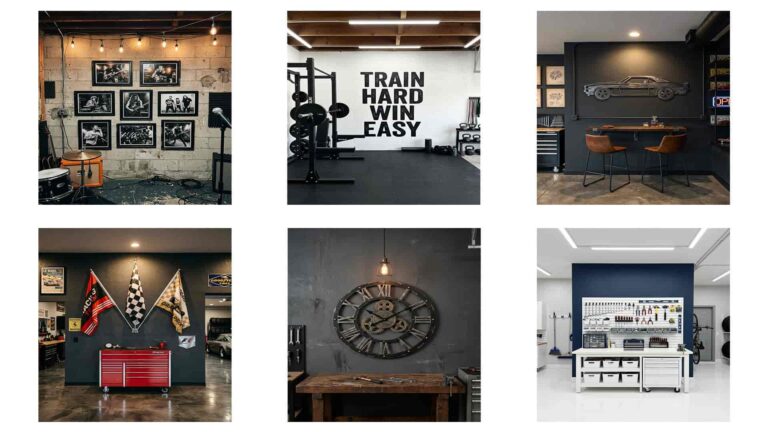 16 Garage Wall Decor Ideas That Go Beyond Tool Storage