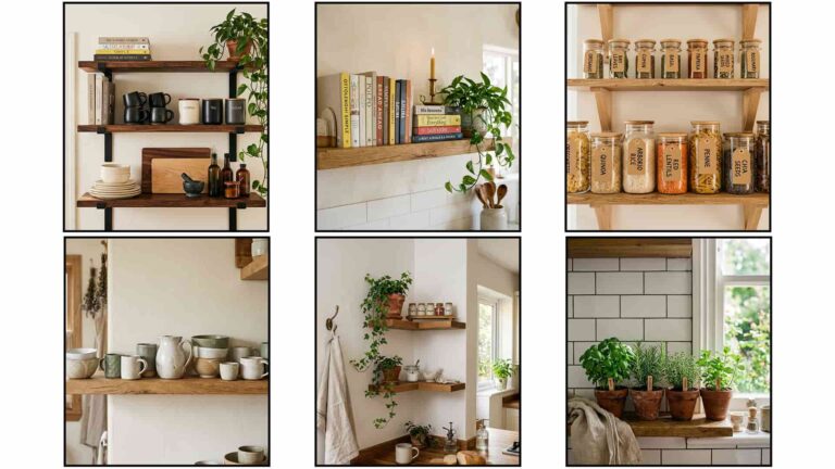 16 Open Shelf Styling Ideas For Cozy Kitchens