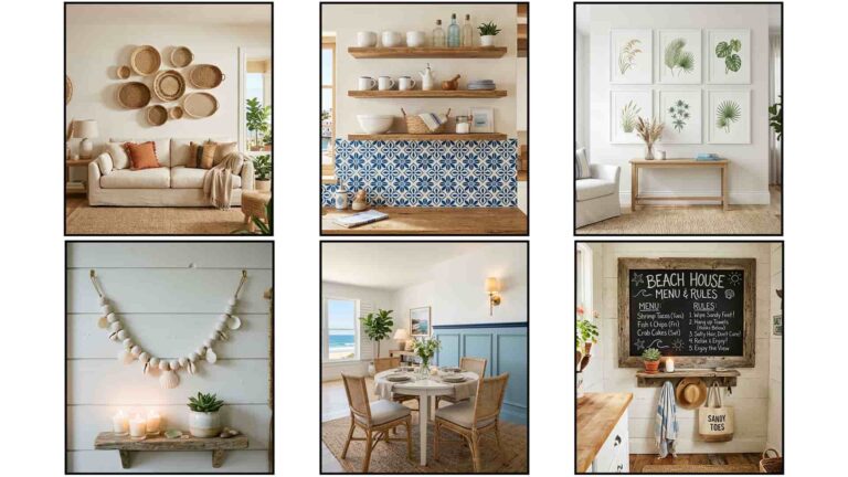 30 Coastal Beach House Wall Interiors Boho Beach House Ideas
