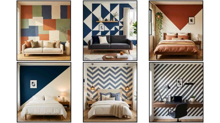 30 Geometric Wall Paint Ideas For Modern Rooms