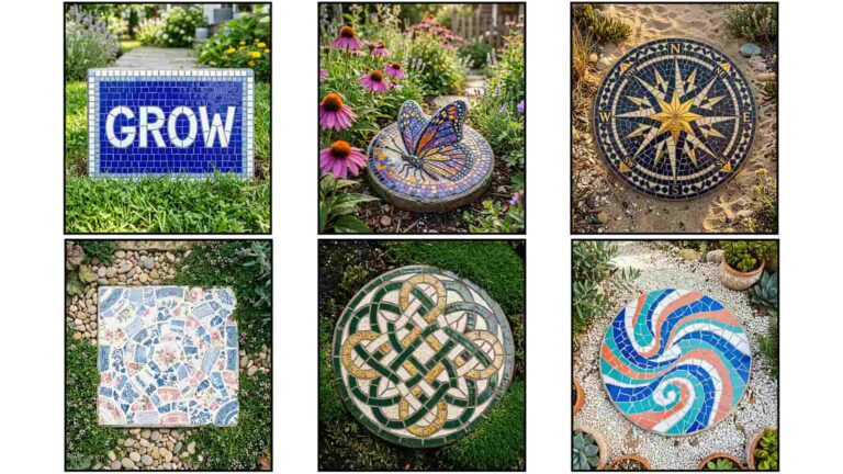 33 Mosaic Garden Art Stepping Stones Ideas