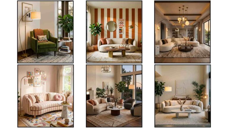 How to Style Living Rooms with Sculptural Furniture
