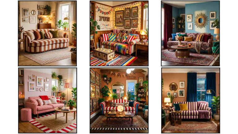 How to Style Living Rooms with Patterned Sofas
