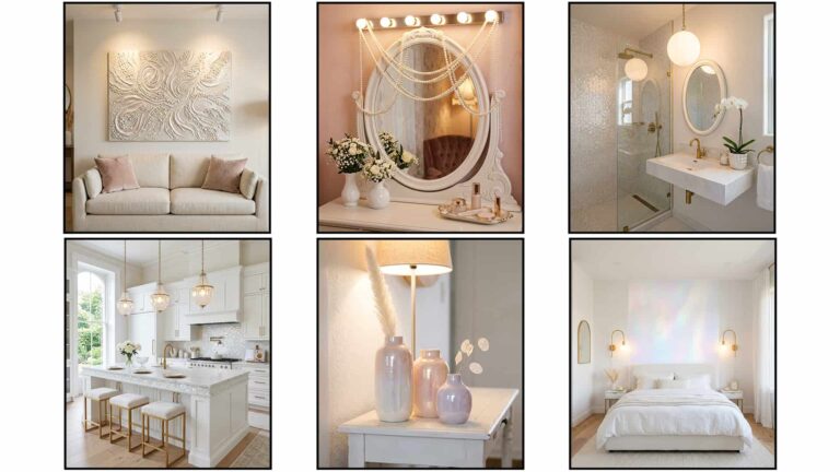 19 Luxe pearlescent decor ideas For Ethereal Evening Glam 2026