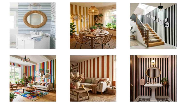 27 Bold Striped Wall Ideas For Whimsical Modern Rooms