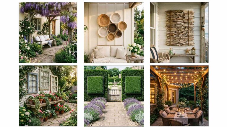 How to Decorate Garden Spaces with Outdoor Wall Ideas